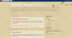 Desktop Screenshot of hillbillymansiontwo.blogspot.com