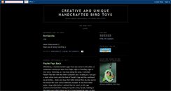 Desktop Screenshot of lovebird-toys.blogspot.com