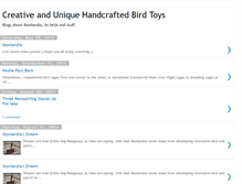 Tablet Screenshot of lovebird-toys.blogspot.com