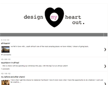 Tablet Screenshot of designmyheartout.blogspot.com