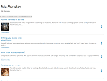 Tablet Screenshot of mic-monster-ezblogger.blogspot.com