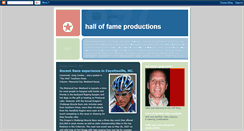 Desktop Screenshot of halloffameproductions.blogspot.com