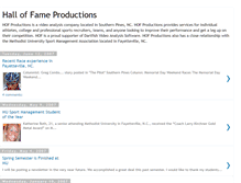 Tablet Screenshot of halloffameproductions.blogspot.com