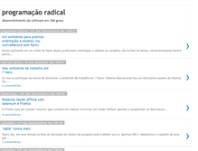 Tablet Screenshot of programacaoradical.blogspot.com
