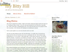 Tablet Screenshot of ittybittyhill.blogspot.com