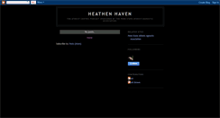 Desktop Screenshot of heathenhavenpsu.blogspot.com