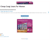 Tablet Screenshot of cheapcoogijeansforwomen.blogspot.com