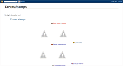 Desktop Screenshot of errors-stamps.blogspot.com