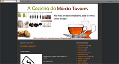 Desktop Screenshot of cozinha-da-marciatavares.blogspot.com