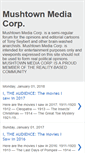 Mobile Screenshot of mushtown.blogspot.com