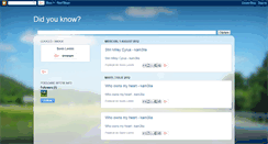 Desktop Screenshot of catenacio-didyouknow.blogspot.com