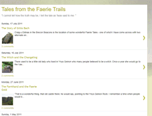 Tablet Screenshot of faerietrails.blogspot.com