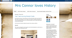 Desktop Screenshot of mrsconnorloveshistory.blogspot.com