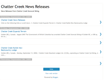 Tablet Screenshot of chatter-creek-news.blogspot.com