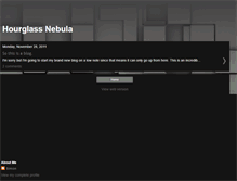 Tablet Screenshot of hourglassnebula.blogspot.com