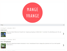 Tablet Screenshot of mangevrange.blogspot.com