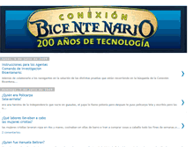 Tablet Screenshot of conexionbicentenario4.blogspot.com