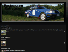 Tablet Screenshot of petterssonrallyteam.blogspot.com