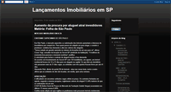 Desktop Screenshot of lancamentos-imobiliarios.blogspot.com