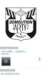 Mobile Screenshot of demolition-arty.blogspot.com