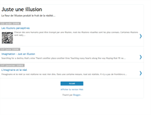 Tablet Screenshot of juste-une-illusion.blogspot.com