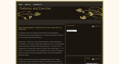 Desktop Screenshot of exercises-and-diabetes.blogspot.com