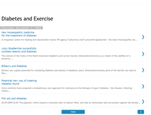 Tablet Screenshot of exercises-and-diabetes.blogspot.com