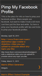 Mobile Screenshot of pimpmyfacebookprofile.blogspot.com