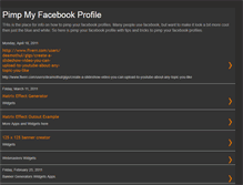Tablet Screenshot of pimpmyfacebookprofile.blogspot.com
