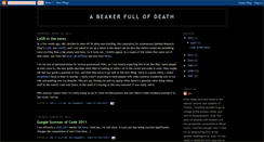 Desktop Screenshot of abeakerfullofdeath.blogspot.com