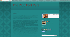 Desktop Screenshot of clubfeetcure.blogspot.com