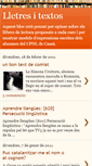Mobile Screenshot of lletresitextos.blogspot.com