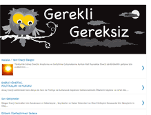 Tablet Screenshot of gerekligereksiz.blogspot.com