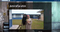 Desktop Screenshot of amirafarahin.blogspot.com