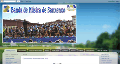 Desktop Screenshot of bandamusicasanxenxo.blogspot.com