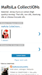 Mobile Screenshot of marsilacollections.blogspot.com