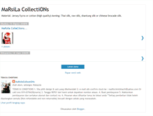 Tablet Screenshot of marsilacollections.blogspot.com