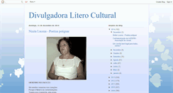 Desktop Screenshot of divulgadoraliterocultural.blogspot.com