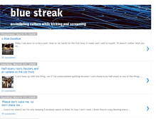 Tablet Screenshot of mybluestreak.blogspot.com