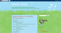 Desktop Screenshot of dailyquotesbook.blogspot.com