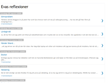 Tablet Screenshot of evasreflexioner.blogspot.com