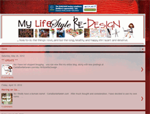 Tablet Screenshot of mylifestyleredesign.blogspot.com