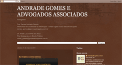 Desktop Screenshot of gomesadvogados.blogspot.com