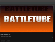 Tablet Screenshot of battletube.blogspot.com