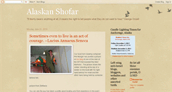 Desktop Screenshot of alaskanshofar.blogspot.com