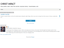 Tablet Screenshot of abimpactingchrist.blogspot.com