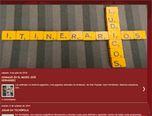 Tablet Screenshot of itinerarios-ludicos.blogspot.com