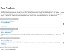 Tablet Screenshot of mydearstudents.blogspot.com