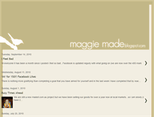 Tablet Screenshot of maggiemade.blogspot.com