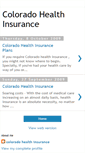 Mobile Screenshot of colorado-health-insurance-plans.blogspot.com